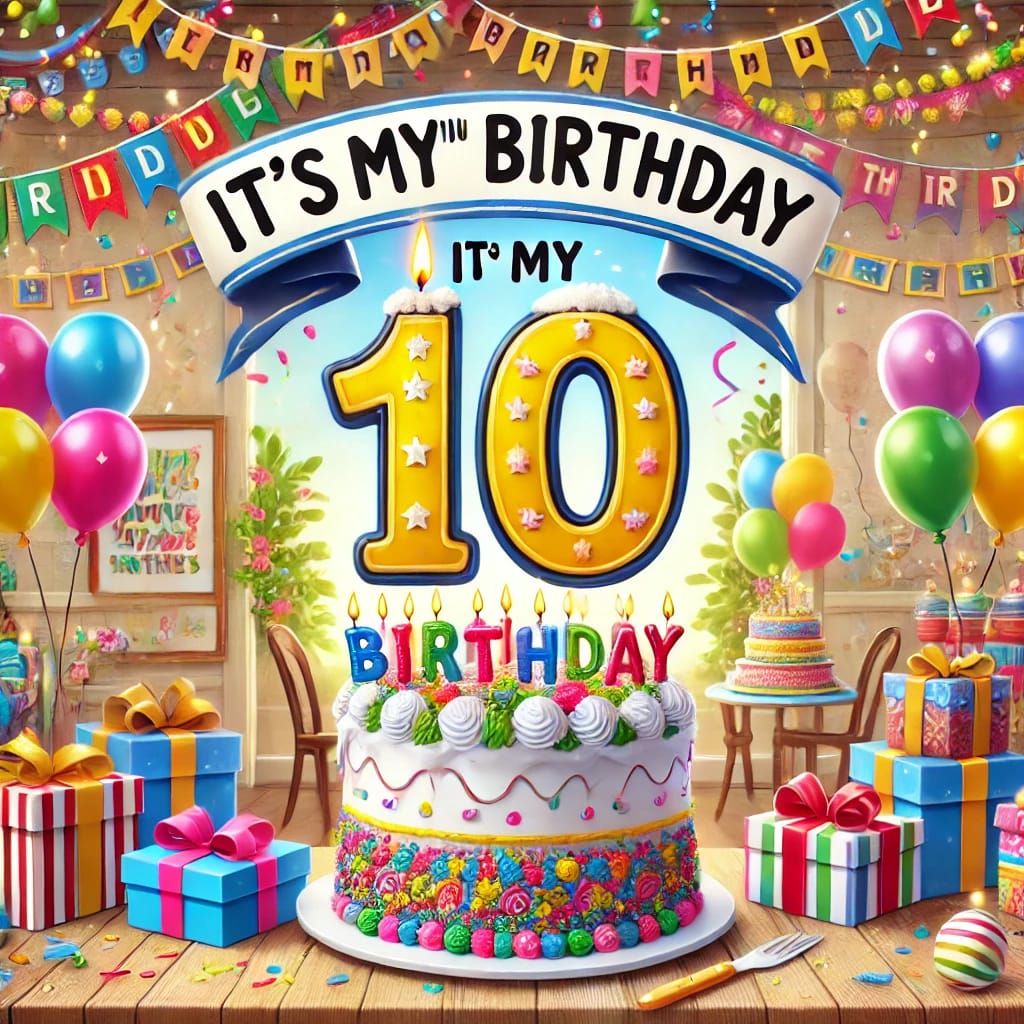 It's my 10th Birthday